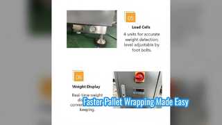 เครื่องพันพาเลทอัตโนมัติ ควบคุมด้วย PLC