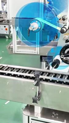 Full Automatic Horizontal Round Bottle Labeling Machine CH-305 for Plastic and Glasses Bottles