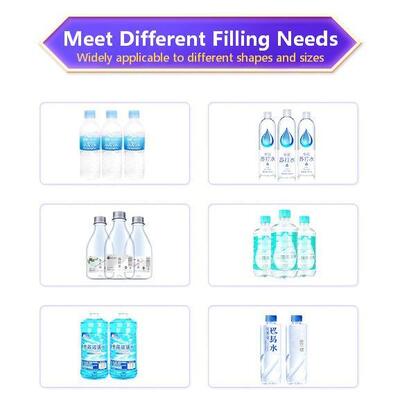 Fully Automatic Magnetic Pump Mineral Water Filling Machine CH-600XGGZ Glass Water Liquid Capping Machine