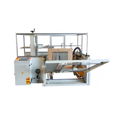 Automatic Carton Packaging Machine Vertical Unboxing Machine With Automatic Forming Bottom Straight Tape Sealing