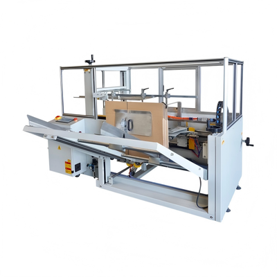 Automatic Carton Packaging Machine Vertical Unboxing Machine With Automatic Forming Bottom Straight Tape Sealing