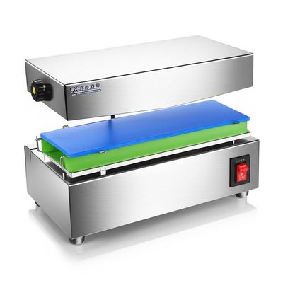 Stainless Steel Manual Heat Sealer Machine FR220E with Adjustable Temperature CE Certified for Food Tray Sealing