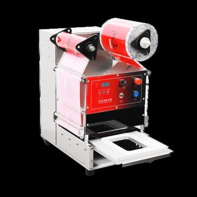 โรงงาน ขายตรง สแตนเลส อัตโนมัติเครื่องปิดจานอาหาร DF250TA ด้วยเครื่องควบคุมอุณหภูมิอิเล็กทรอนิกส์และขนาดหม้อที่สามารถปรับแต่งได้