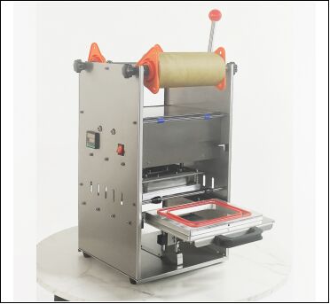 เครื่องซีลชาไข่มุกไฟฟ้าแบบแมนนวล พร้อมตัวเครื่องสแตนเลสสตีลเกรดอาหาร และแม่พิมพ์อลูมิเนียม 6061 อโนไดซ์