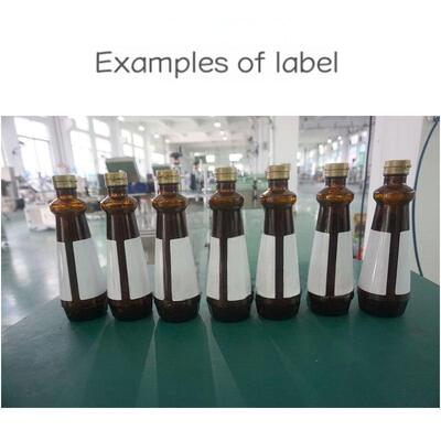 Fully automatic single side labeling machine, dishwashing detergent flat bottle labeling machine CH-901 porcelain cleaning labeling machine