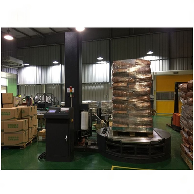 Fully Automatic 220v-50/60hz Pallet Wrapping Machine with 30pcs/min Speed Stretch Film Wrapper