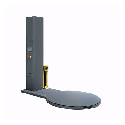 อิเล็กทริกส์ อัตโนมัติก่อนการยืดเครื่องย้อมหนัง Pallet Turntable สําหรับเครื่องดื่มสารเคมีบรรจุเครื่องยนต์ขับ PLC