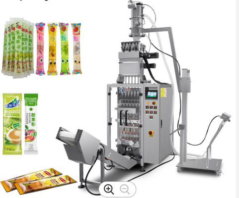 32mm Powder Sachet Packaging Machine 4 Lane For Coffee Milk And Tea